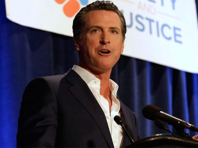 California Lt. Gov. Gavin Newsom