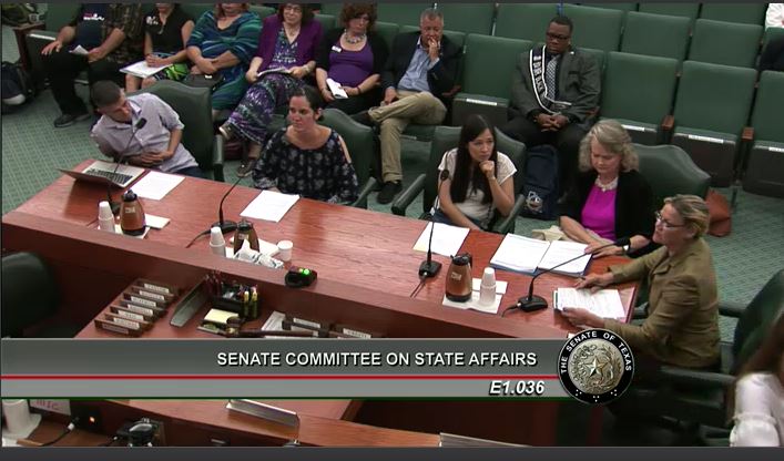 Glenna Hodge testifying