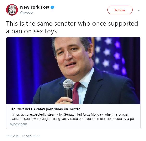 NY Post Cruz tweet 9/17