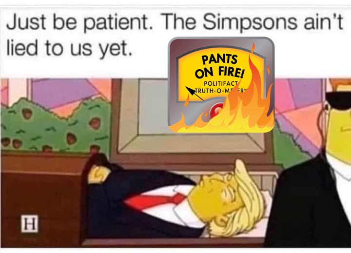"Simpsons" Trump hoax