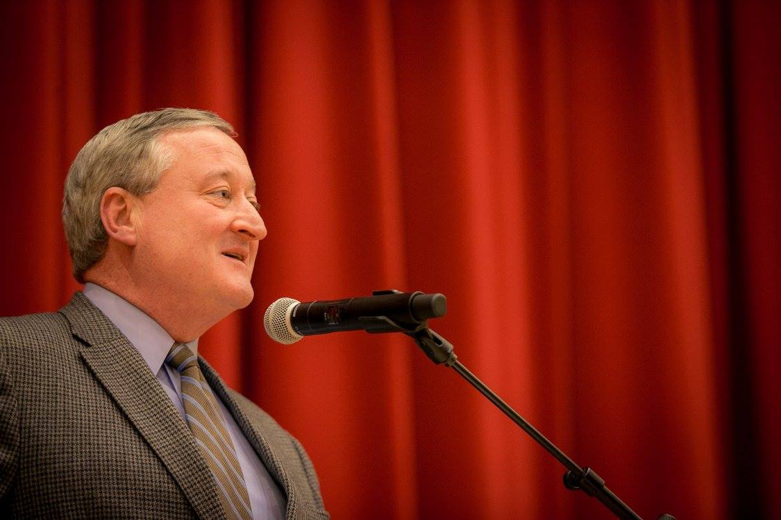 Jim Kenney, then mayor-elect, at a Philadelphia neighborhoods town hall