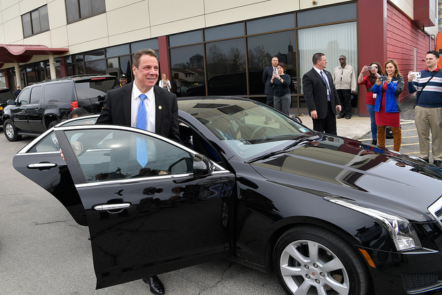 Cuomo in an Uber