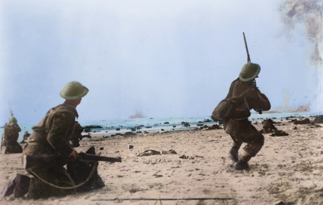 Troops at Dunkirk