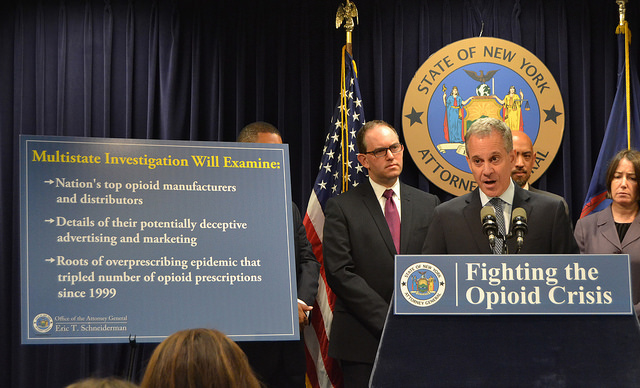 Eric Schneiderman Opioids Photo