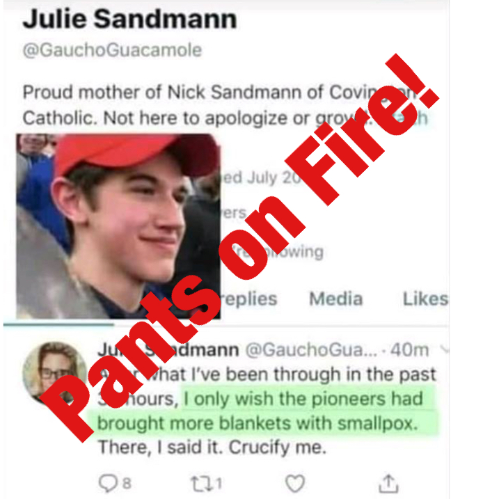 Imposter MAGA hat teen mom