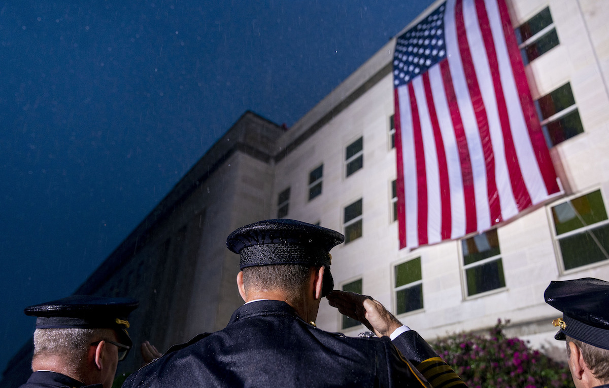 Pentagon 9/11 memorial salute