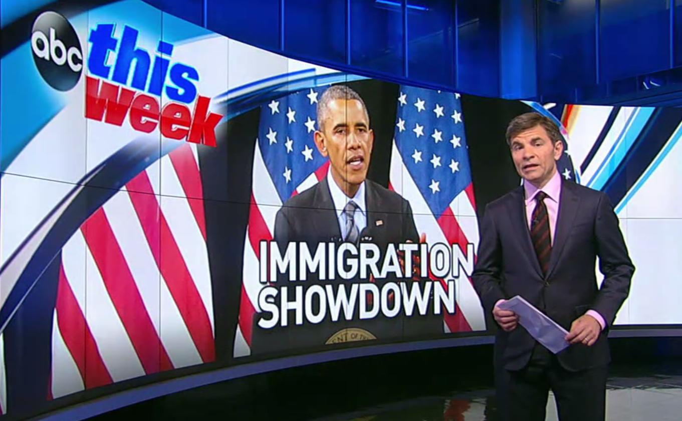 President Barack Obama on ABC This Week intro