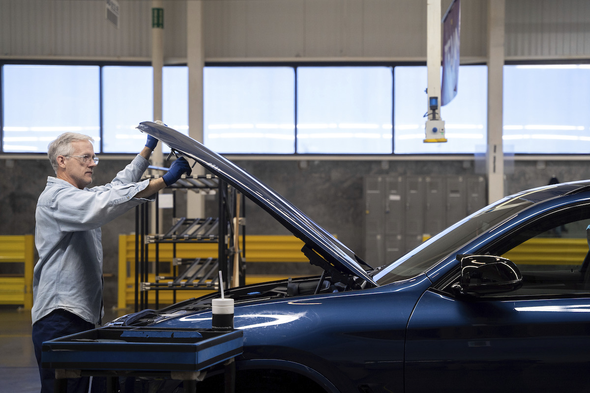 BMW auto factory worker