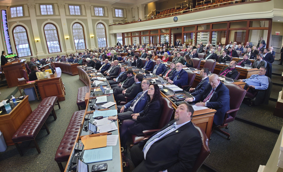 Maine Legislature photo-- floor