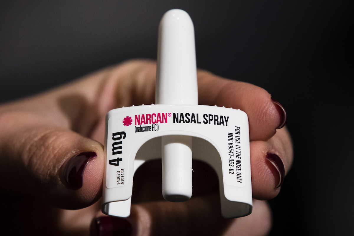Photo of nasal spray Narcan, 12-4-2018