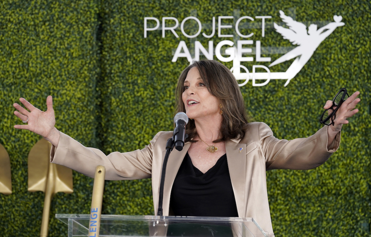 Marianne Williamson in Los Angeles,, 8-3-2023