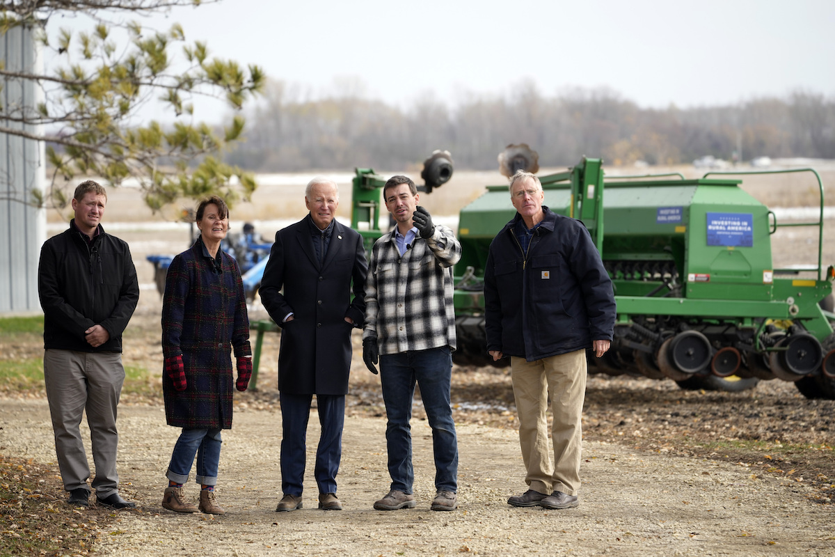 Biden touring farm in Minnesota, 11-2-2023