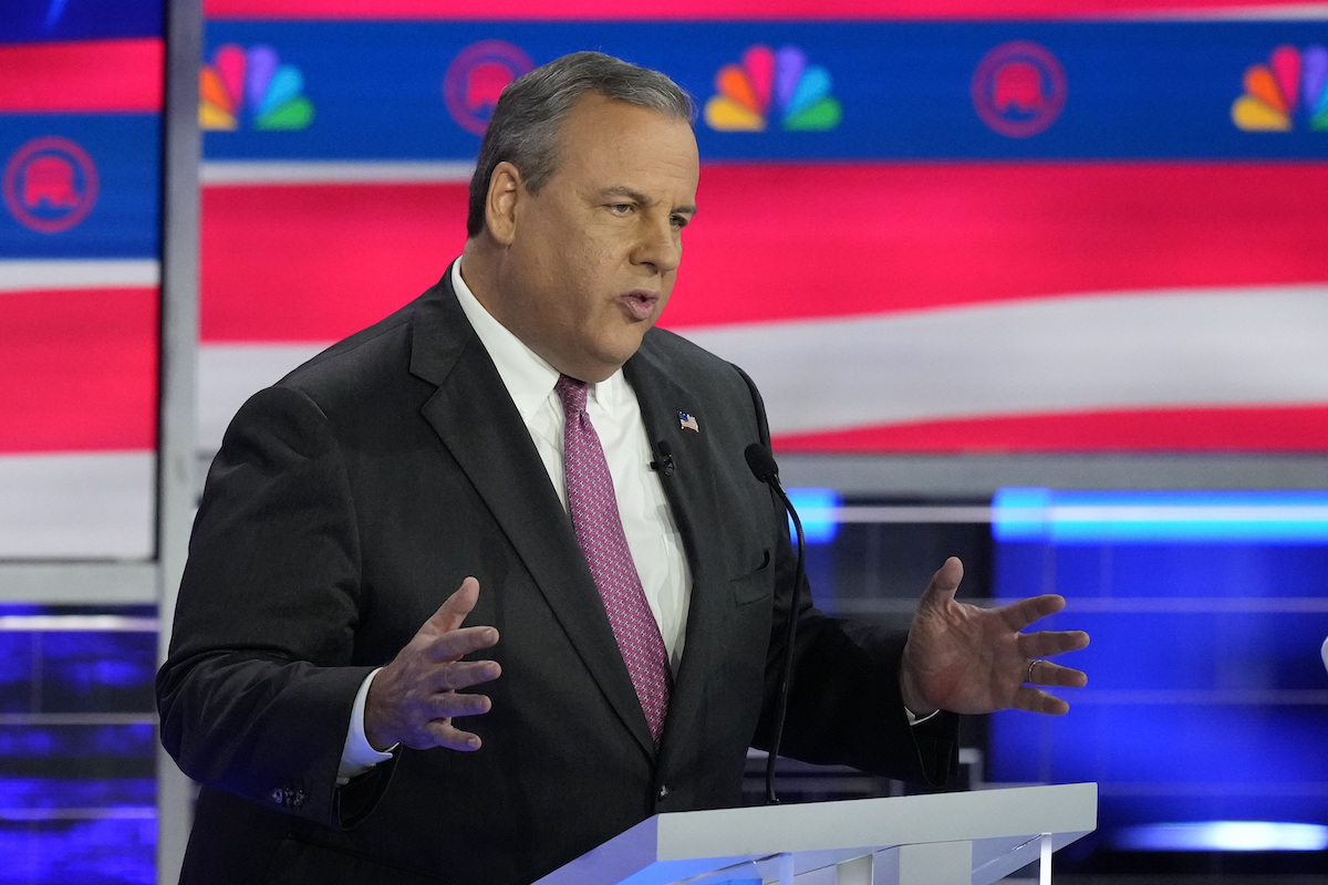 Christie third GOP debate in Miami, 11-8-2023