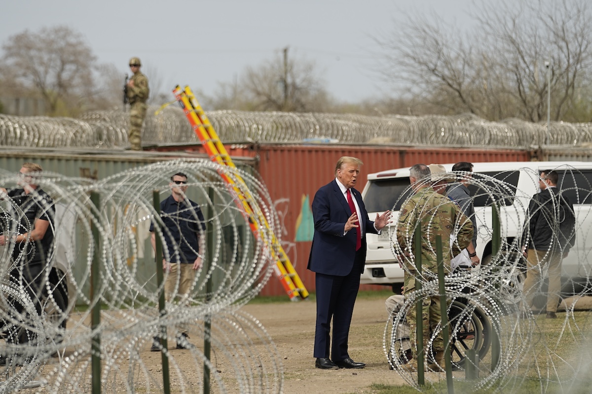 2/29/2024 - Trump speaking to Texas national guard