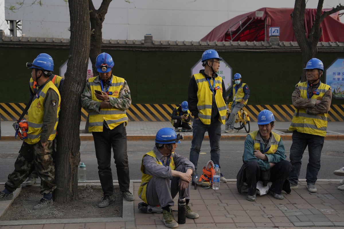 Workers in Beijing