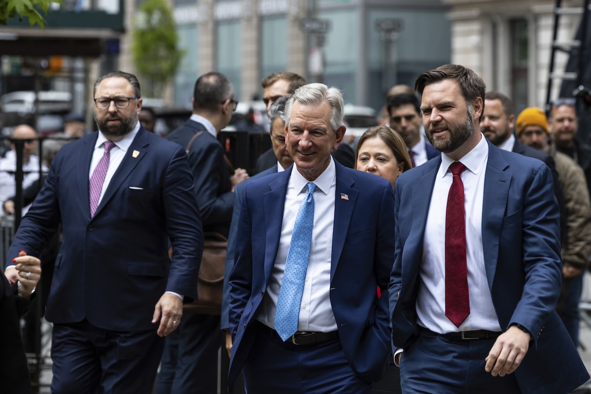 Vance + Tuberville at Trump trial in NY 05-13-2024