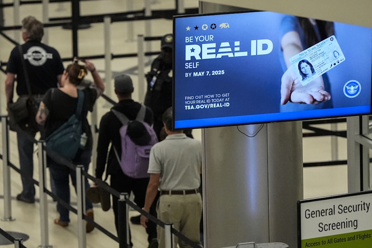 REAL ID TSA checkpoint May 2024