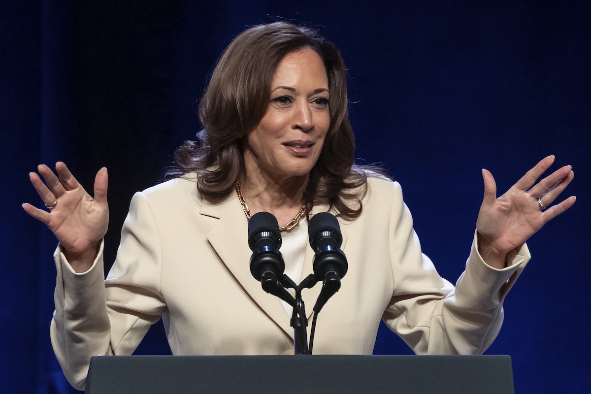 Kamala Harris speaking in NYC, 6-21-2024