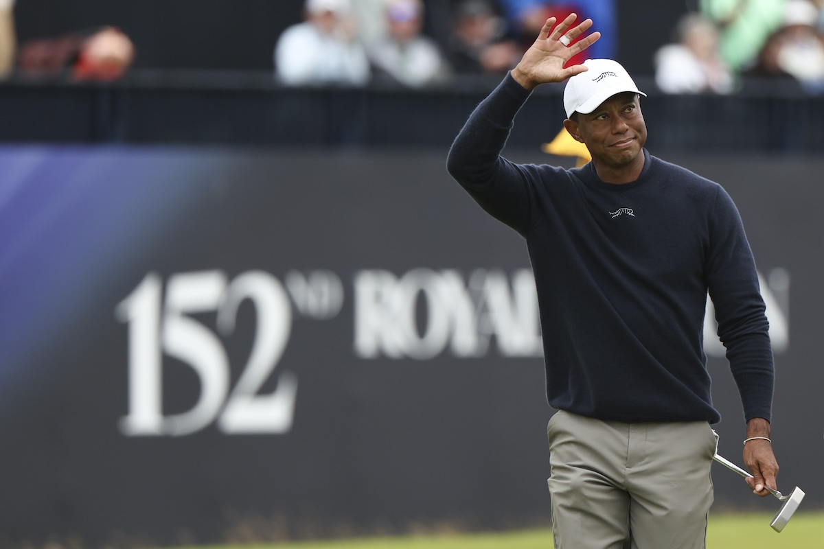 Tiger Woods at British Open - 09-04-24