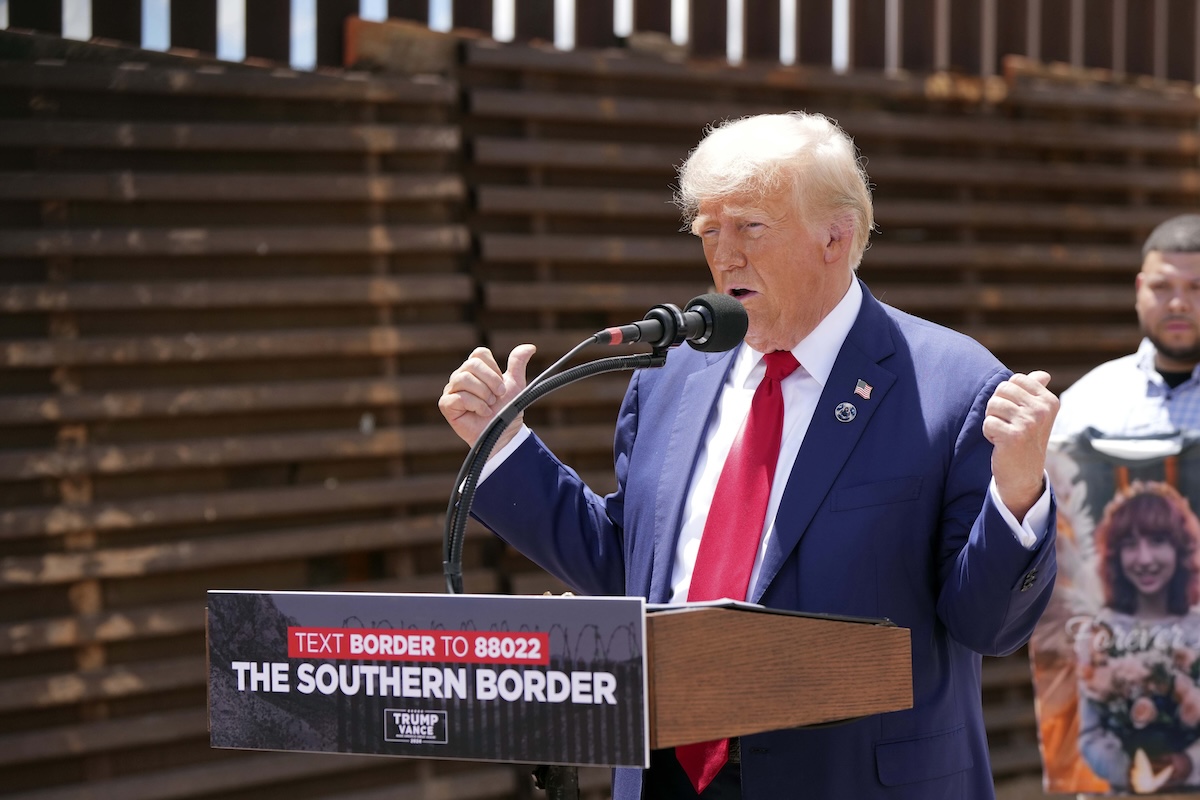 Trump speaking in Arizona at border 8-22-2024