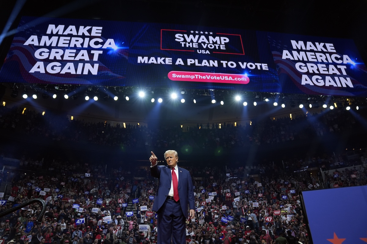 Donald Trump in Glendale, Arizona, 8-23-2024