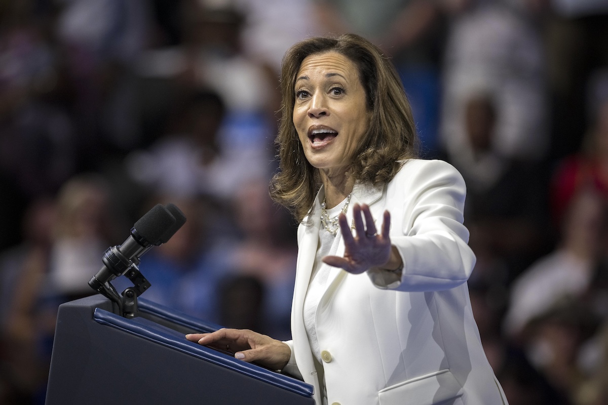 Kamala Harris speaking in Savannah, Ga., 8-29-2024