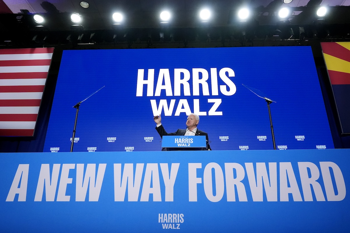 Tim Walz in Grand Rapids, Michigan - 09-24-2024