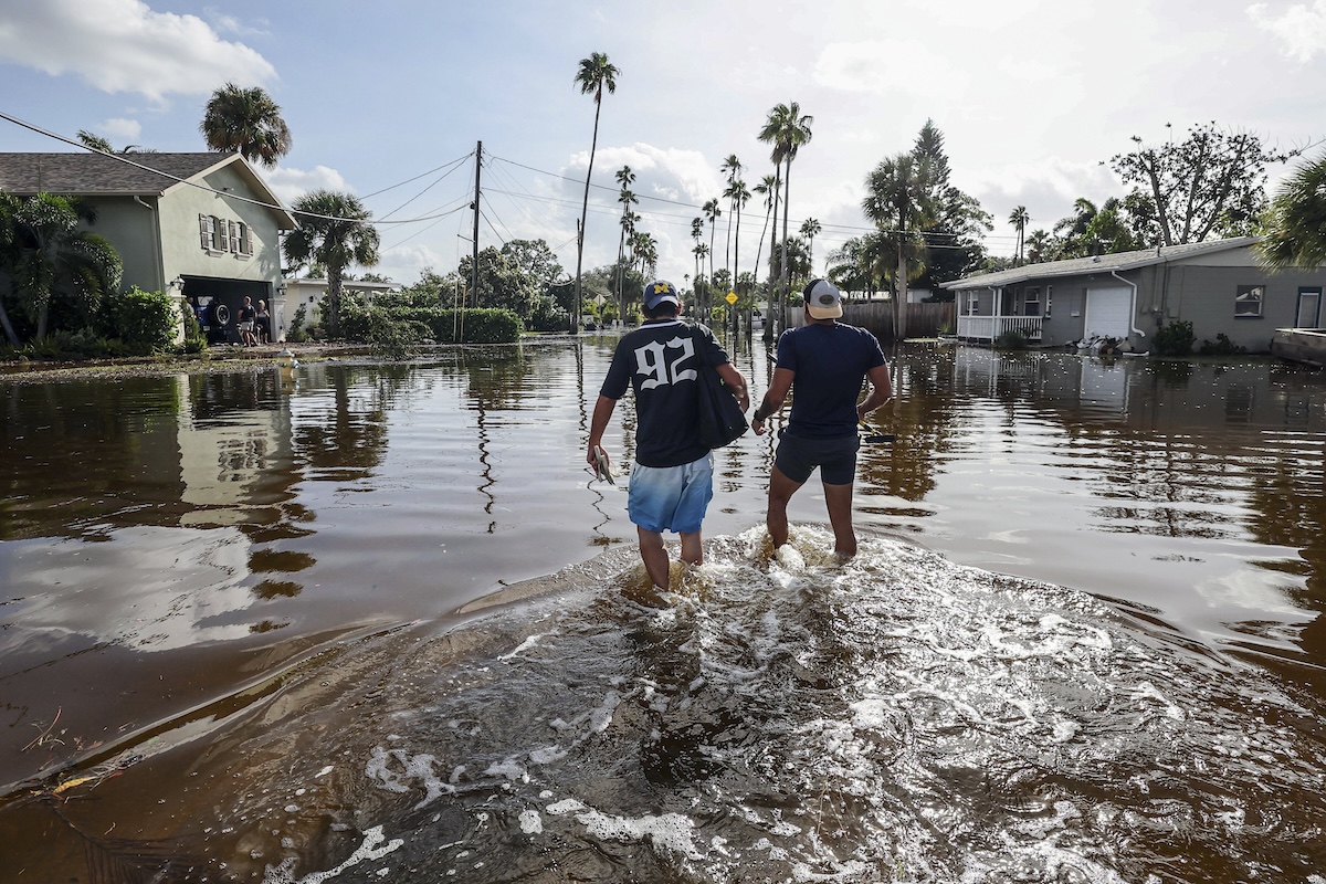 Hurricane Helene aftermath in St. Pete, FL - 09-28-2024