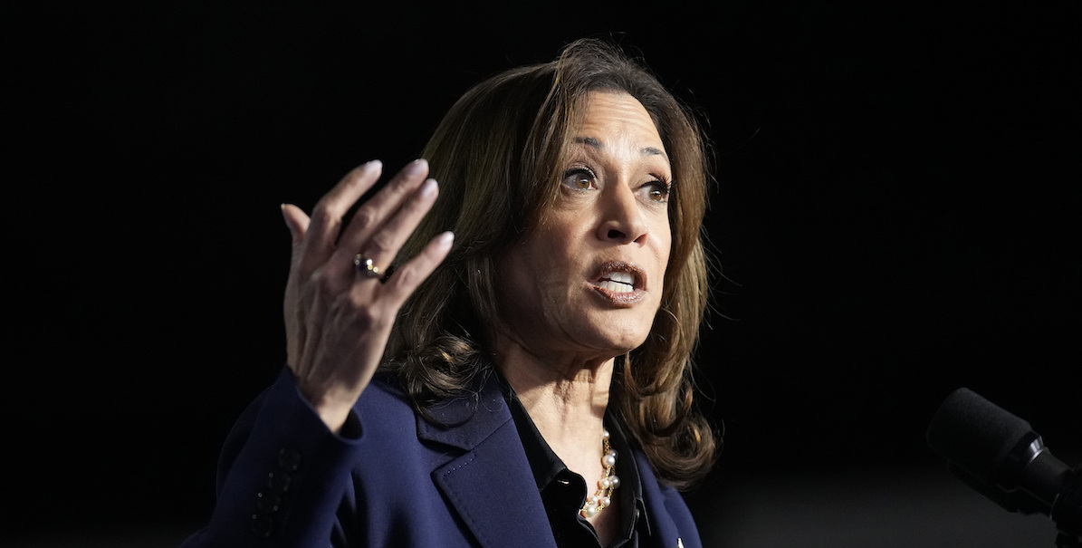 Harris speaking at Expo in Green Bay Oct 17 2024