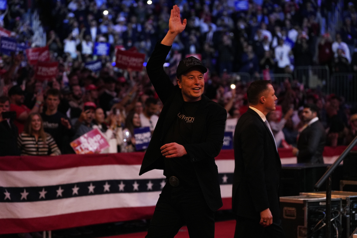 Elon Musk 10/27/24 en Nueva York