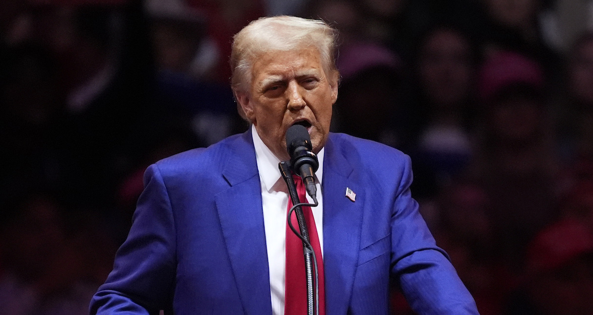 Trump speaking at Madison Square Garden, 10-27-2024