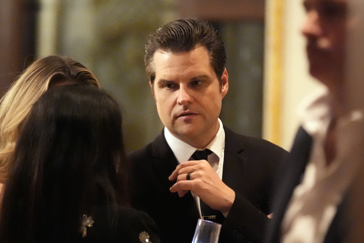 Former Rep. Matt Gaetz, R-Fla., at Mar-a-lago, 11-14-2024