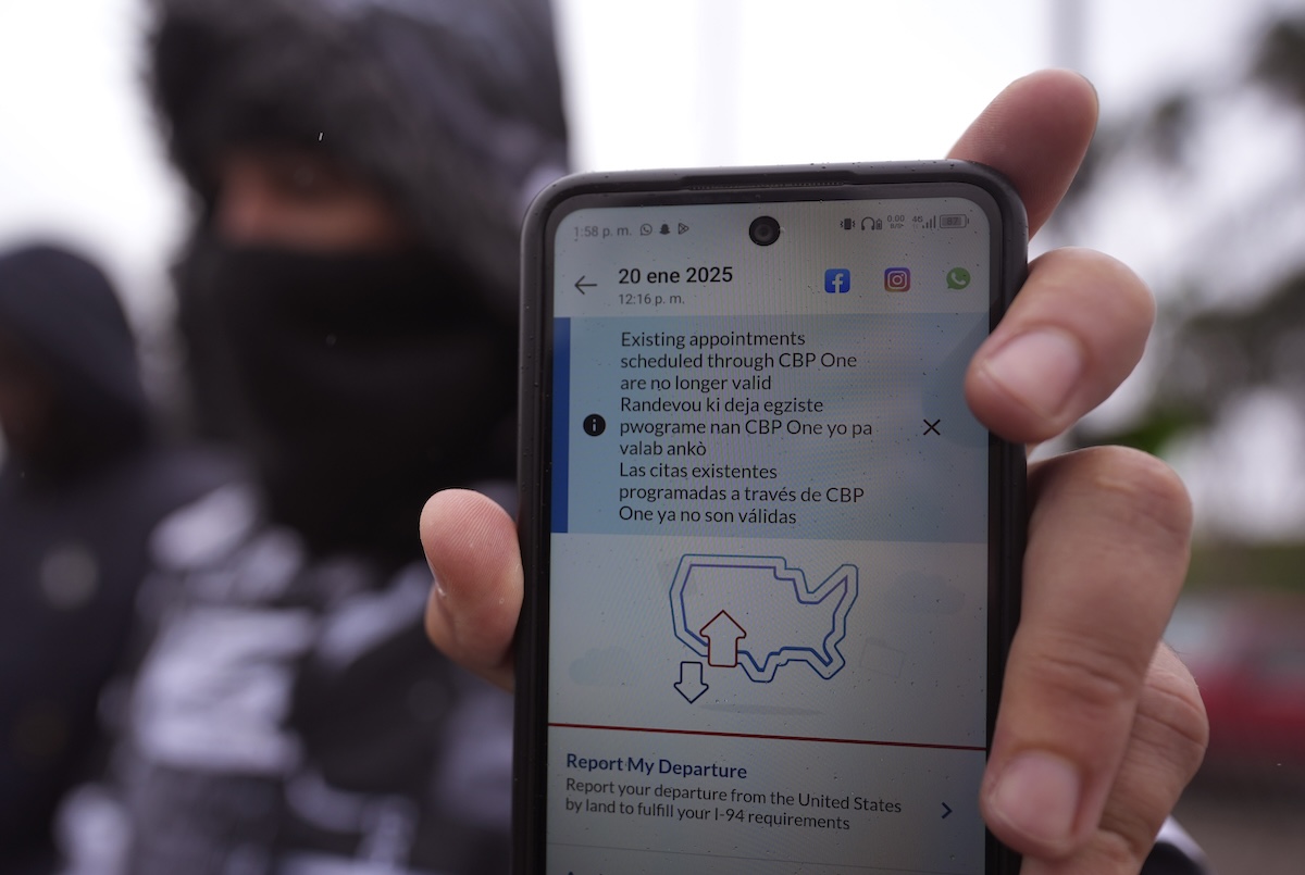 CBP One canceled appointment 01-20-2025