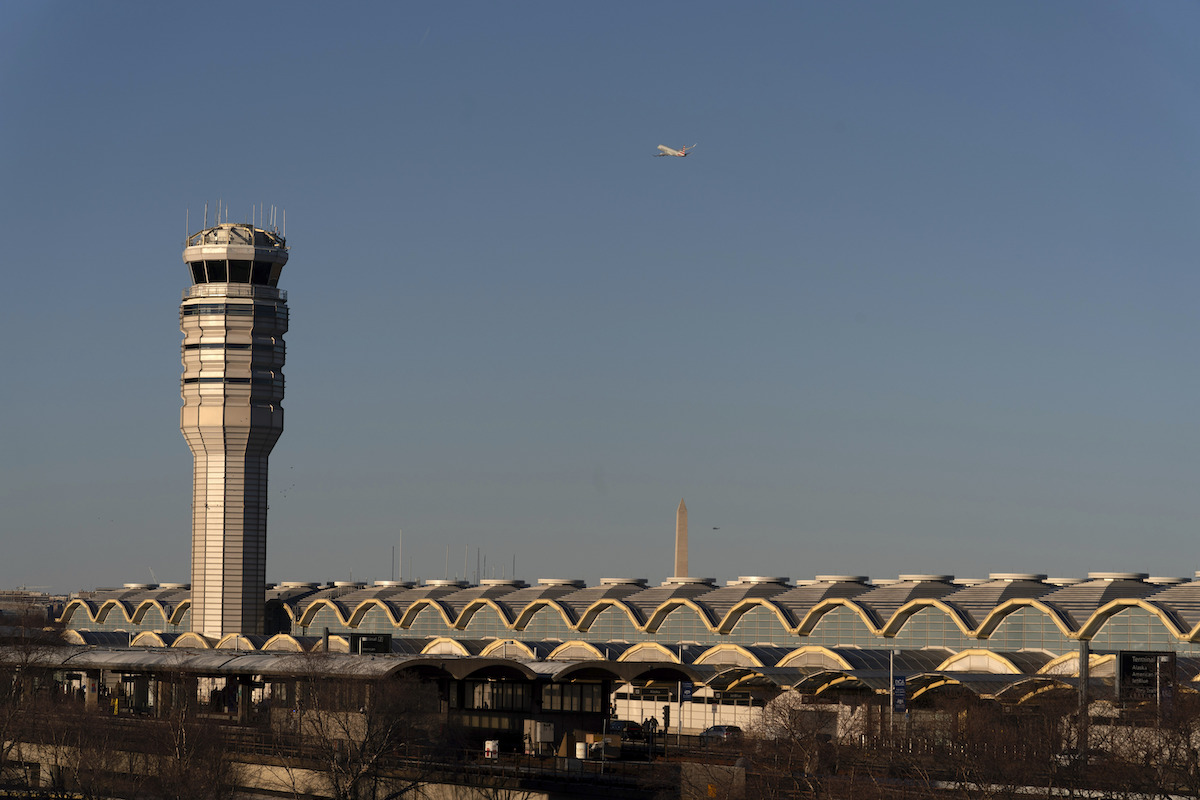 Ronald Reagan Washington National Airport tower Feb 1