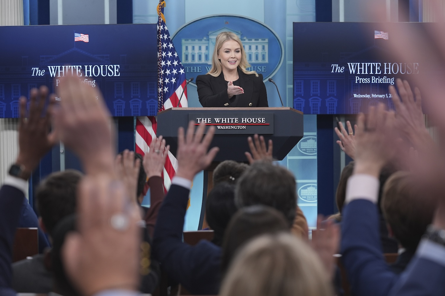 Karoline Leavitt press conference 02-05-2025