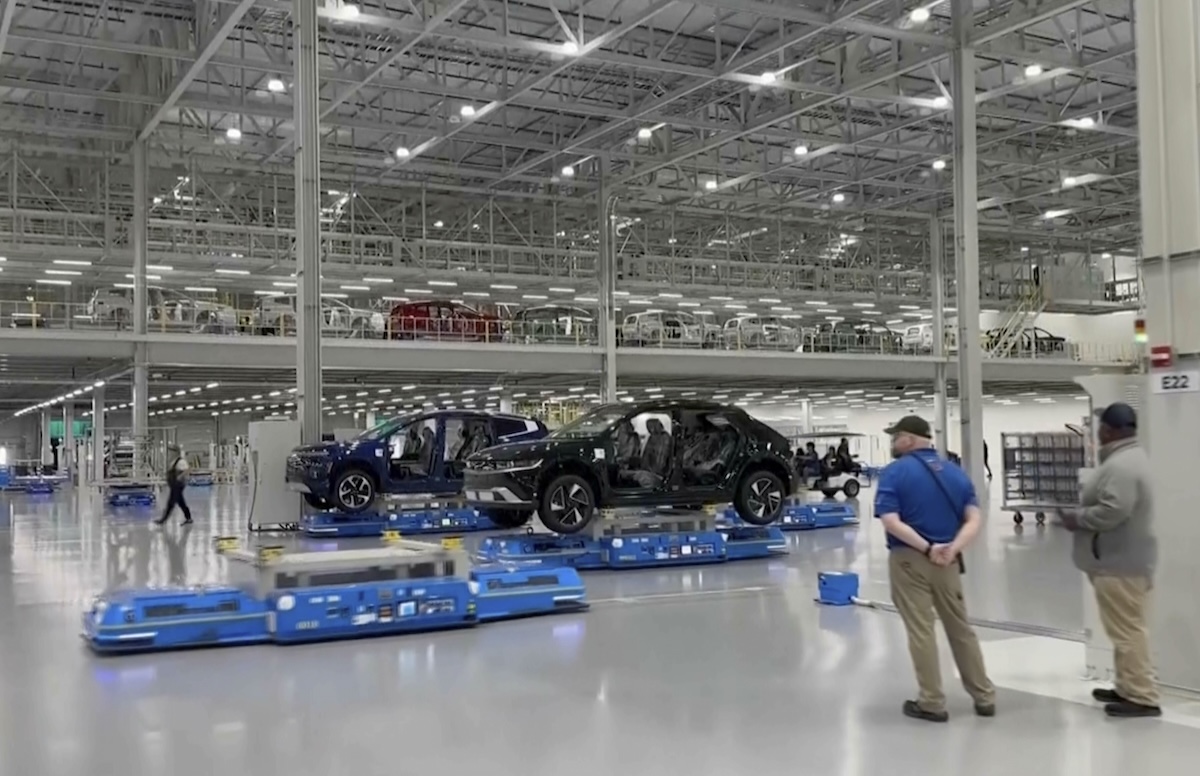 Car factory in Georgia, March 2025