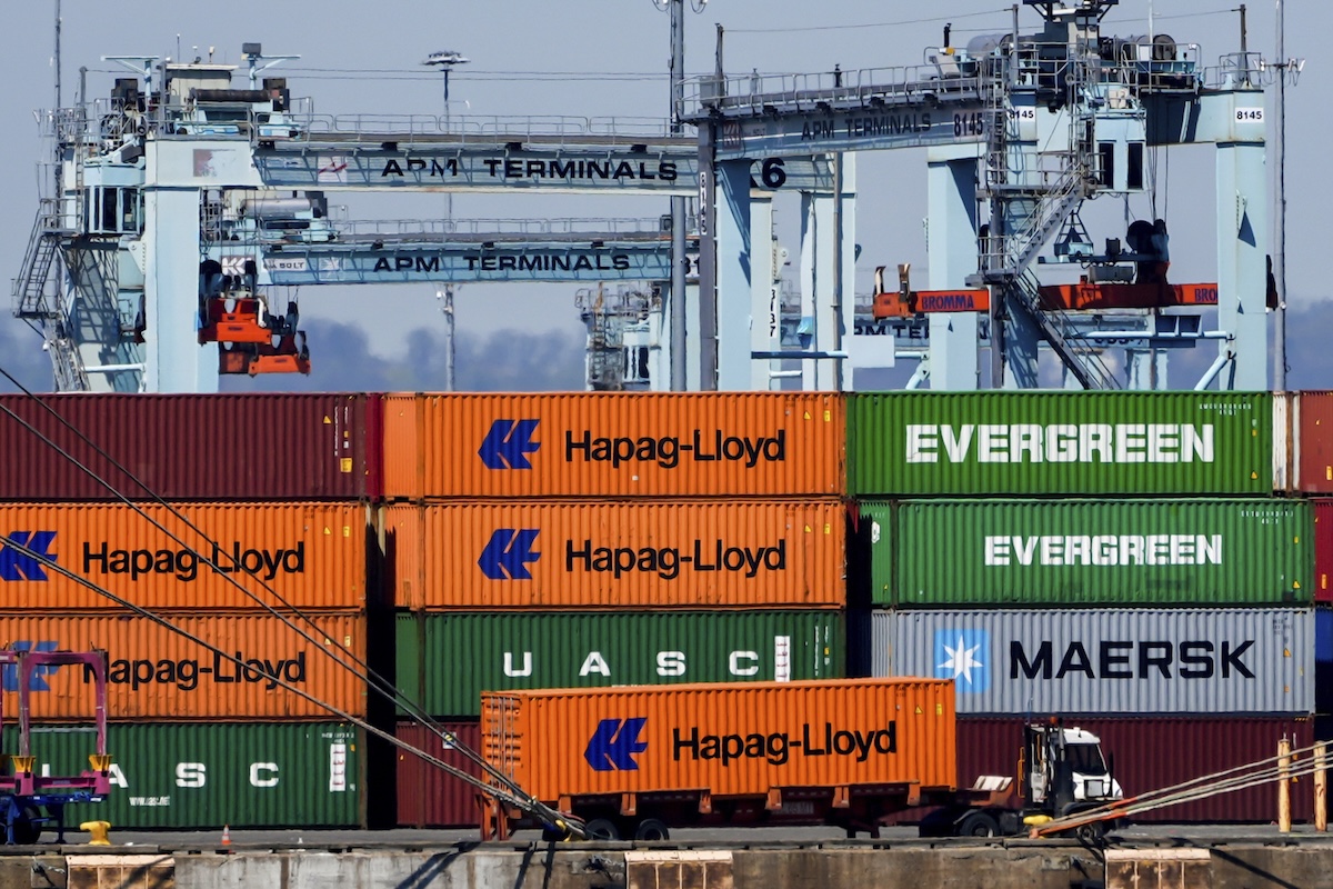 Containers at Port of Newark