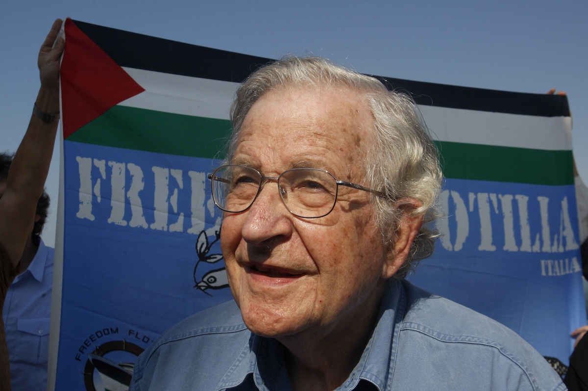 Noam Chomsky in Gaza in 2012 - 06-21-2024