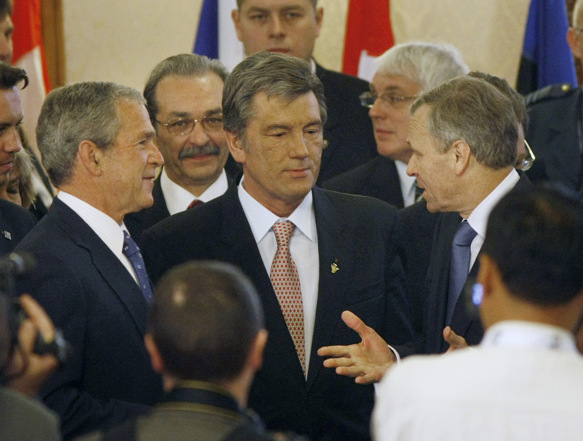 Bush Yushchenko NATO 2008