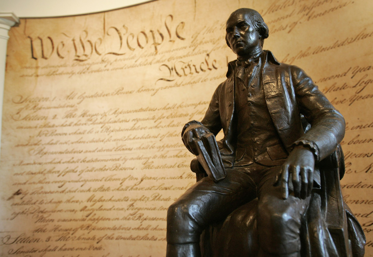 James Madison statue 2008
