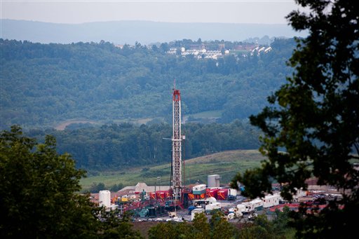 WV natural gas well photo