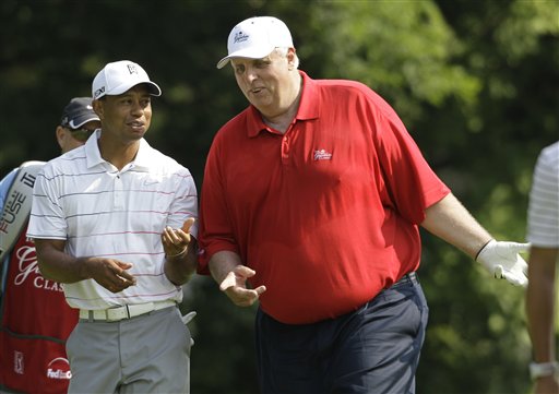 Jim Justice Tiger Woods