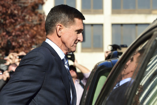 Flynn leaving courthouse