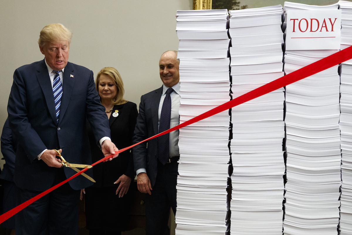 Trump red tape