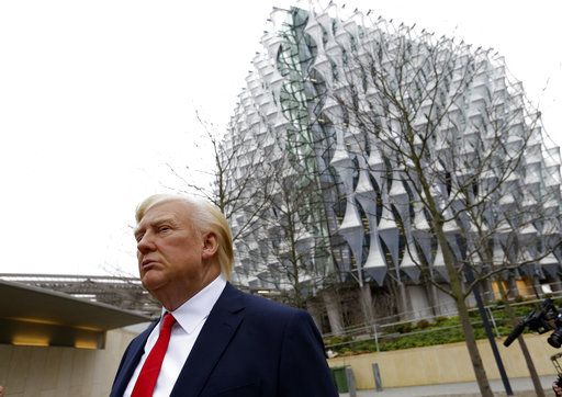 Wax Trump at London embassy