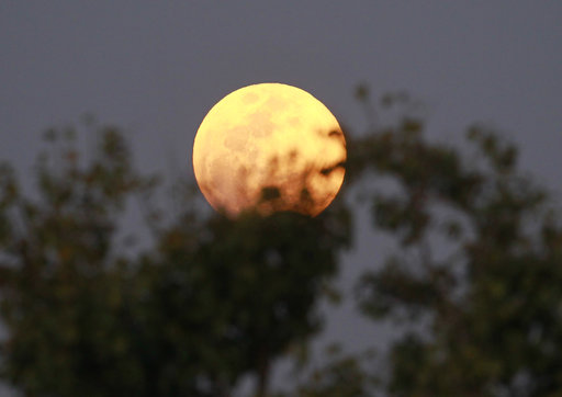 Moon as seen from Myanmar
