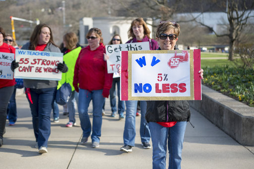WV teacher strike photo