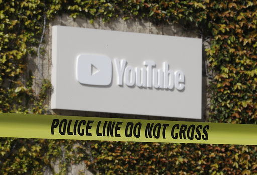 YouTube HQ police tape