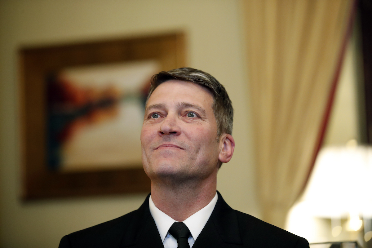 ronny jackson in washington 2018