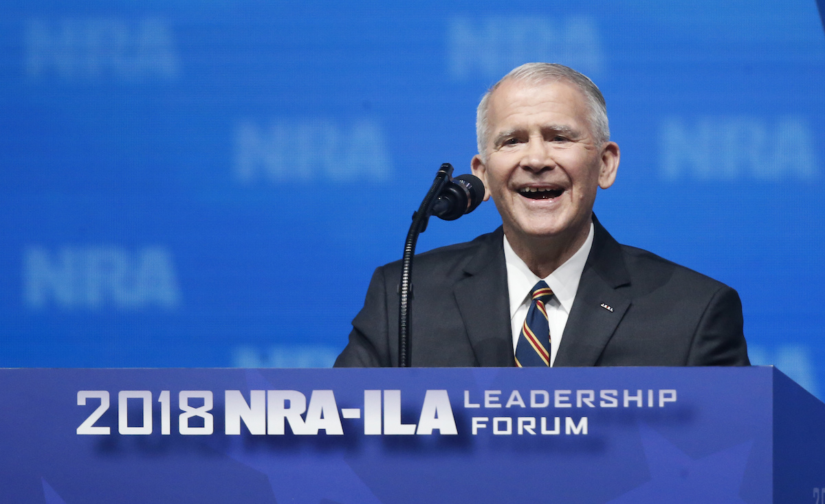 photo Oliver North NRA
